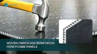 Woven Fibreglass Reinforced Honeycomb Panels