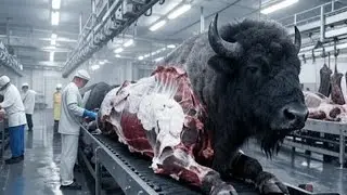Unbelievable Bison Leather Manufacturing &ndash; Complete AI Factory Tour