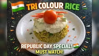 Tri Colour Rice 🇮🇳 | Republic Day Special Easy Recipe | #republicday #bhumikascuisine 