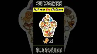 Test your eye challenge | Eye test puzzle | তোমার চোখ কত দ্রুত কাজ করে? #bangla #puzzle #shorts