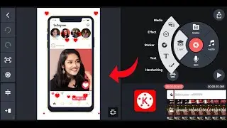 New Style Instagram Post Shake Effect Video Editing in Telugu Kinemaster 4K Whatsapp Status Editing