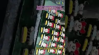 single tip intelligent vision dispensing robot by AI machine vision technology.