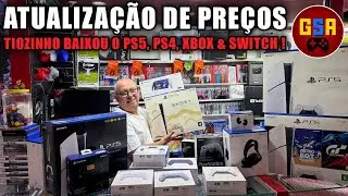 ATUALIZA&Ccedil;&Atilde;O DE PRE&Ccedil;OS! TIOZINHO BAIXOU O PS5, PS4 , XBOX e SWITCH - GSA GAMES