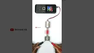 Charge Mobile with DC Motor | Free Energy Hack