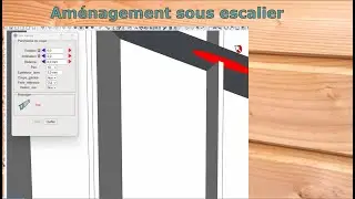 Aménagement sous un escalier