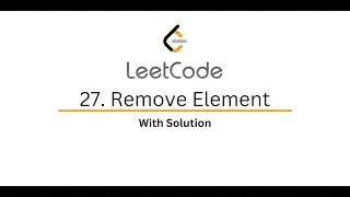 Leetcode || 27. Remove element With solution in Java