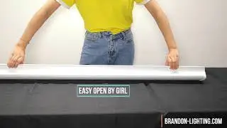 LED Wraparound Installaton | The easier install LED strip wraparound fixture
