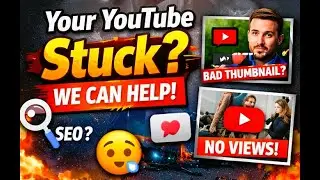 Is your YouTube channel stuck with low views and slow subscriber growth?