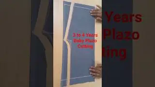 ❤️3 to 4 years Baby Plazo 👖Cutting |Easy For Begin&ntilde;er 🥰#babyplazo #Cutting #diy 👖#trending