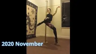 My pole dance journey, 2020 November