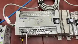 Последовательная связь ПЛК Allen Bradley Micrologix 1200 с настройкой Panelview Plus 600 HMI DH-485