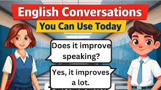 English Conversations You Can Use Today 🔥| #improveenglish  | Daily Practice English