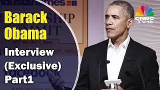Barack Obama Interview (Exclusive) | HT Leadership Summit 2017 (Part 1) | CNBC TV18
