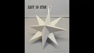 No.422 - 3D Star - UK Stampin' Up! Independent Demonstrator