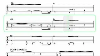 DREAM THEATER ● One Last Time [ Isolated Guitar 1 + TAB ]