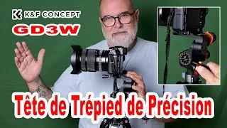 Tête de trépied à engrenages K&F Concept GD3W - EN FRANÇAIS