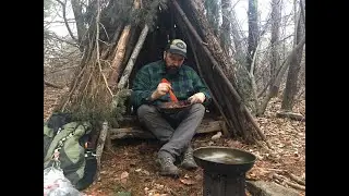At the Shelter: Part 3 (Firebox Stove/Fry Pan)