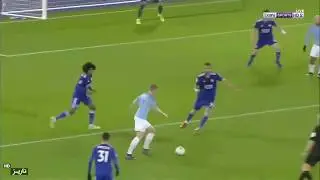 Kevin De Bruyne Scores Wonder Goal VS Leicester &bull; EFL Cup