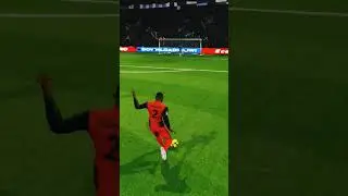 k.mbappe long range shot into the post #youtubeshorts #footballshorts #dls23 🔥⚽