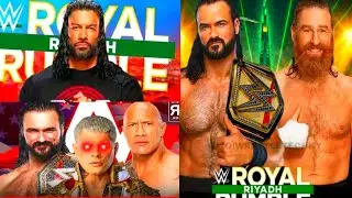 Roman Reings plan change for WrestleMania Sami zyan Vs drew McIntyre at royal rumble 
