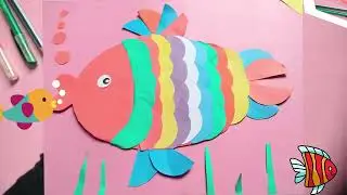 Easy Paper Fish Craft for Kids | DIY Ocean Animal Art Project