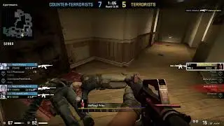 CS GO Clip #45 Ace Clutch Tec 9 + M4A1 + AK 47 Inferno