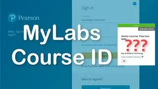How to Locate Your Pearson MyLabs & Mastering Course ID