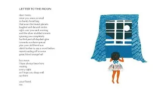 #nationalpoetryday CHERRY MOON - LETTER TO THE MOON