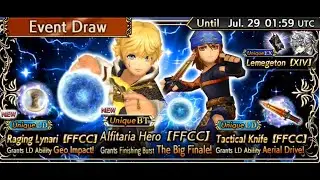 Dissidia OperaOmnia Final Fantasy Layle and Keiss LD Banner
