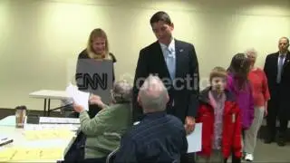 WI:PAUL RYAN AND FAMILY VOTING