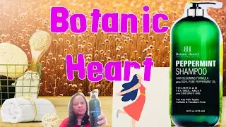 Botanic Heart Peppermint Shampoo and Conditioner Unboxing Review
