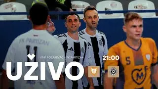 UŽIVO PRENOS: KMF Požarevac - Futsal klub Partizan