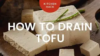 Tofu Kitchen Hack l How to Press Tofu without a Tofu Press #shorts
