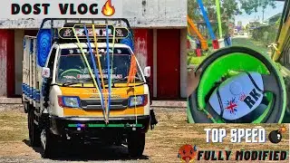 Modified Dost Vlog⚡🤣/DJ Speaker In Dost🤯/Driving The Dost🥵/@Track_Twister