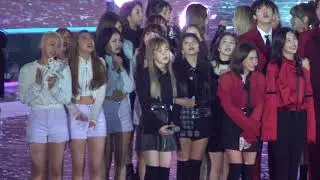 171104 2017 드림콘서트 in 평창 엔딩 무대(closing) 전출연진 4K 직캠