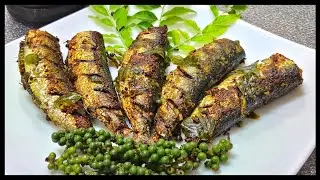 Fish Fry with Green Peppercorn/ Sardines Fry With Green Peppercorn