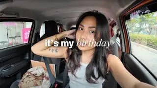 spending my 24th birthday alone | improving my well-being, donating, therapy drive, self-care day