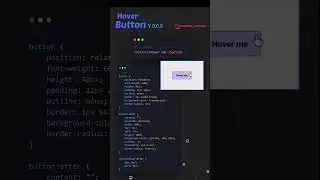 CSS Hover Button #shorts #html #css