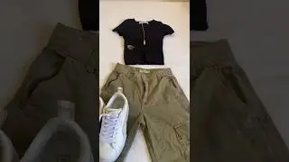 how to style green cargo pants🎧 #fashion #outfitsinspo #outfitstyle #moda #outfitideas #cargopants