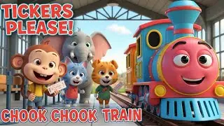 Chook Chook Train Aayi 🚂 | Tickets Please 😂 | Funny Hindi English Kids Rhyme