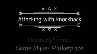 Knockback asset for Gamemaker: Studio