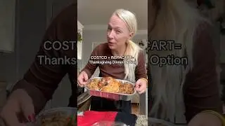 COSTCO Thanksgiving Dinner. #instacart #thanksgiving #costco