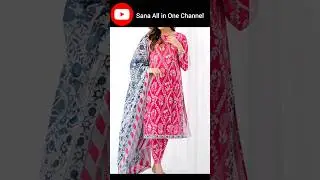 Summer dress design for Eid 2023 /summer outfit ideas / plain suit stitchingideas #dressdesign2023