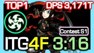 [NSTG S1 TOP1] Raven NSTG DLB 4F 3:16 Rotation / DPS 3,171 Trillion / Dragon Nest CN