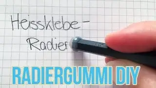 Radiergummi selber machen | Einfachster Radiergummi der Welt