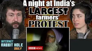 A night at India's largest farmers' protest - BBC News | irh daily REACTION!