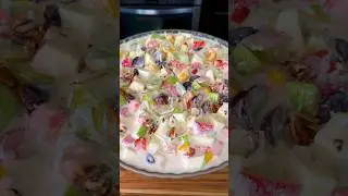 Ensalada de Frutas Navide&ntilde;a Mexican Fruit Salad #shorts