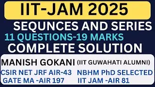 IIT-JAM 2025 REAL ANALYSIS COMPLETE SOLUTION | MANISH SIR | #iitjam2025#JAM2025SOLUTION#realanalysis