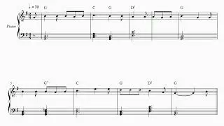 For He's A Jolly Good Fellow | Piano Sheet Music