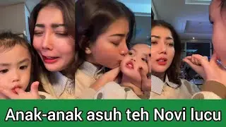 Novi Pratiwi bersama anak-anak asuhnya seru abis